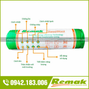 Bông thủy tinh Remak® glasswool Remak- Vật liệu cách nhiệt dễ sử dụng, dễ lắp đặt