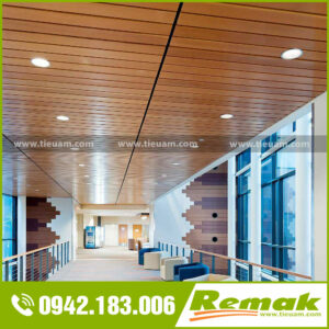 Gỗ tiêu âm trần fineline slats horizontal - thiết kế đẹp đáp ứng mọi công trình sử dụng