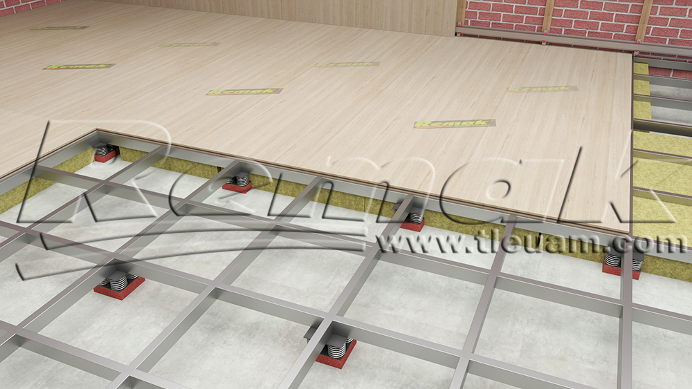 Lò xo giảm chấn Remak® M6 floor vibration absorber – giải pháp giảm rung và cách âm số 1 cho hệ thống điều hoà chiller