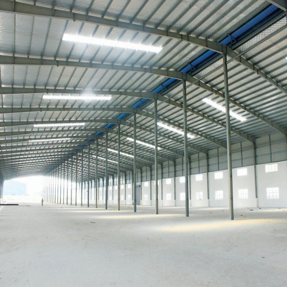 Túi khí cách nhiệt mái tôn nhà xưởng sáng đẹp, thẩm mỹ