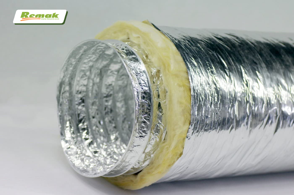 Ống gió có bảo ôn bằng bông thủy tinh