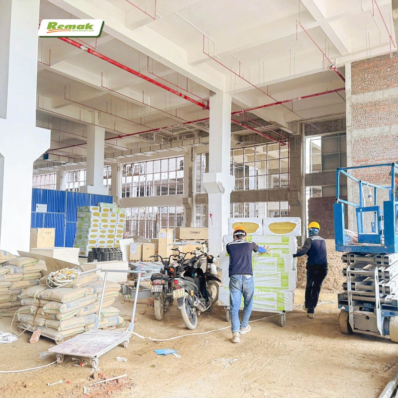 Bông cách âm cách nhiệt Remak là lựa chọn hàng đầu cho công trình yêu cầu cách âm cao