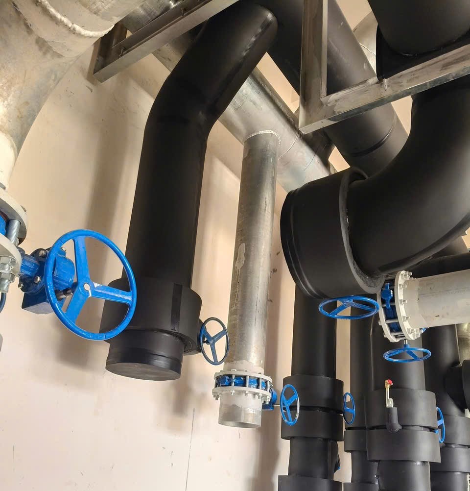 Cao su lưu hóa bảo ôn HVAC hiệu quả, chống ngưng tụ hơi nước