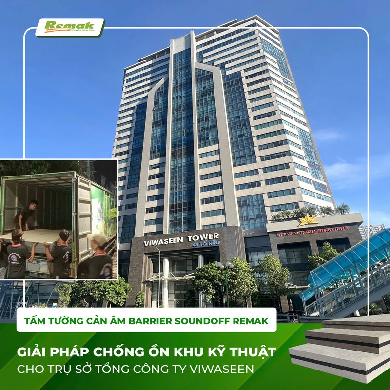 Tấm tường cản âm Remak SoundOff Barrier cách âm hoàn hảo