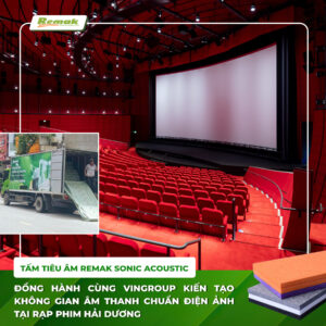 Tấm tiêu âm sonic - ứng dụng giảm ồn cho rạp chiếu phim