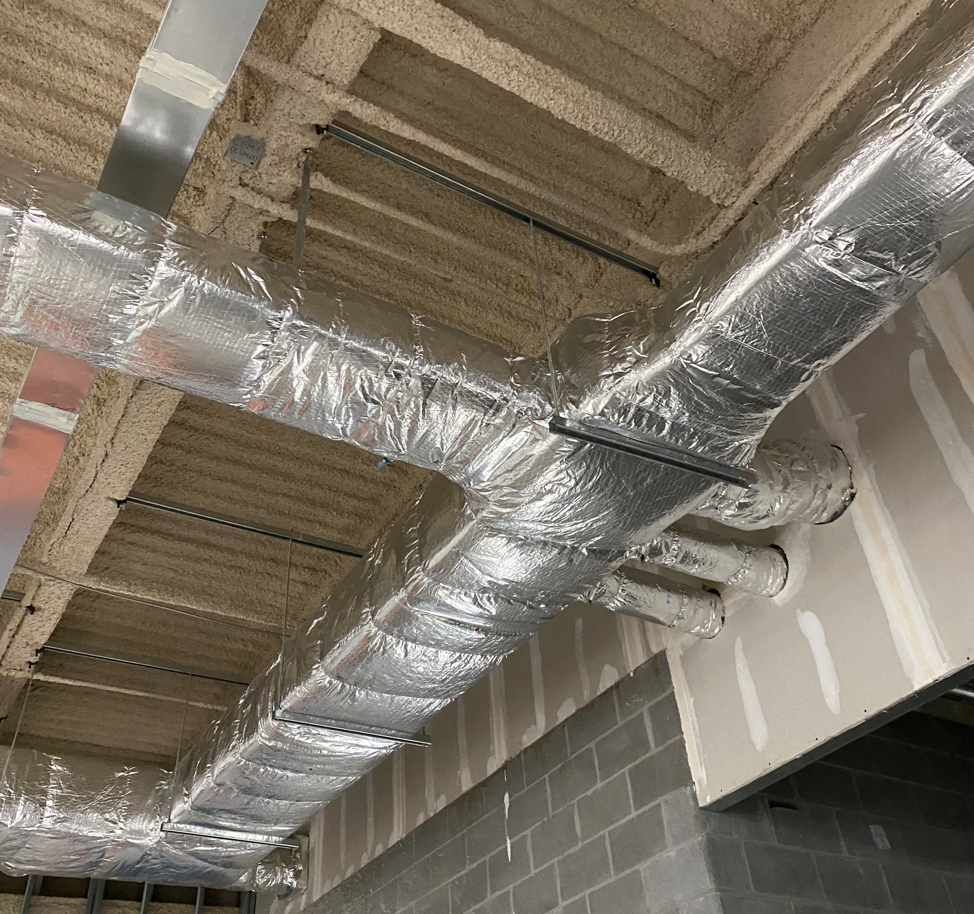Cao su lưu hóa bọc bạc được dùng cách nhiệt HVAC